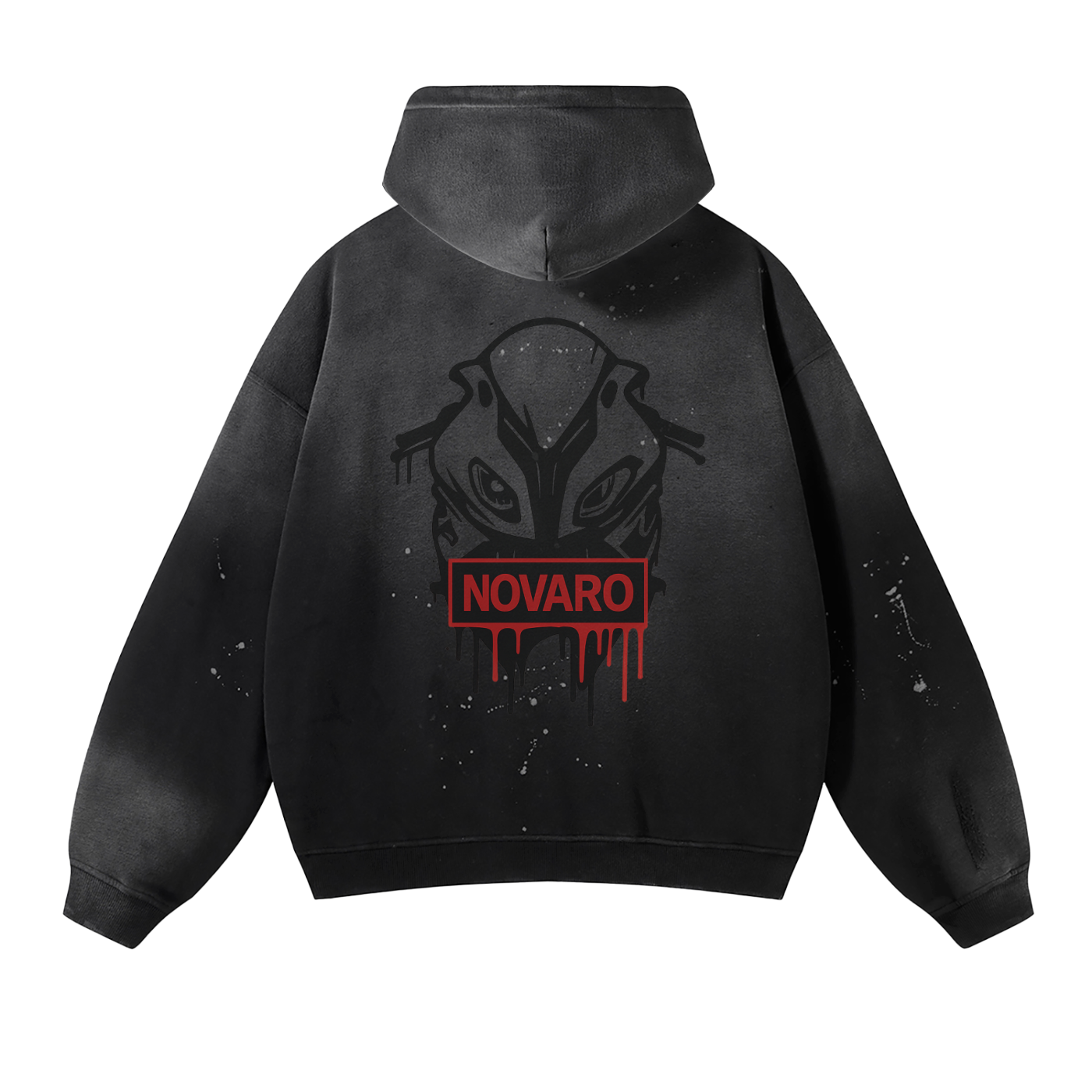 The Stare Vintage Wash Frayed Fleece Hoodie
